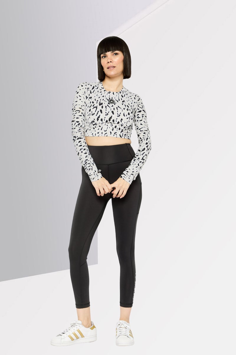 Adidas أديداس بواسطة ستيلا مكارتني ملابس رياضية نسائية بأكمام طويلة، متعددة الألوان - Image 2